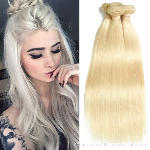 613 8a blonde hair bundle wholesale extension,remy 613 raw virgin hair bundle brazilian blonde human hair bundles